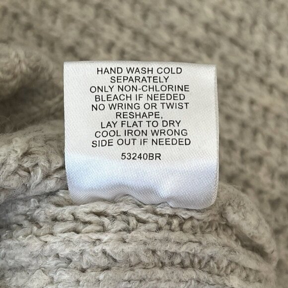 Romeo and Juliet Couture Pom Pom Knit Sweater Medium Pullover Ivory Multi Beige - Picture 12 of 12